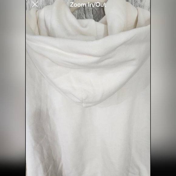 Abercrombie & Fitch White Hoodie - Picture 7 of 7